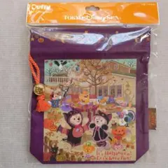 貴重★ダッフィー シェリーメイ ハロウィーン 巾着 ポーチ ディズニーシー