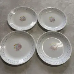 Corelle 花柄皿 4枚セットのサムネイル