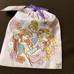 新品未使用タグ付き　ディズニープリンセス　袋　巾着袋　★匿名配送
