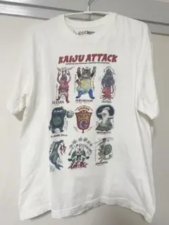 ボリス雑貨店　怪獣アタック　Tシャツ　白　Mサイズ　ヒグチユウコ