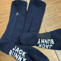 JACK BUNNY ネイビー ソックス‼️25から27センチ‼️