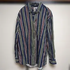 Faded Glory ストライプ柄 長袖シャツ Mサイズのサムネイル