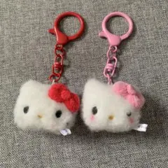 キティちゃん ミニマスコット キーホルダー 2点セット