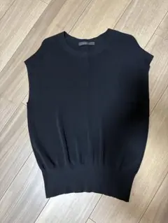 ケティ　ノースリーブ ニット ブラックのサムネイル