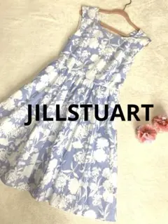 JILLSTUART　ボタニカル花柄ドレスワンピース　　フレアスカート