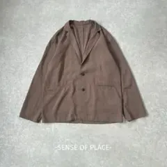 SENSE OF PLACE/テーラードジャケット/L/ブラウン/綺麗め