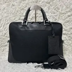 極美品✨ペッレモルビダ　キャピターノ 2way　ビジネスバッグ　サフィアーノ 黒