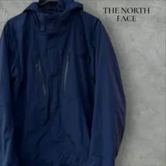 ノースフェイス 韓国100 L相当 ハイベント紺系破れあり