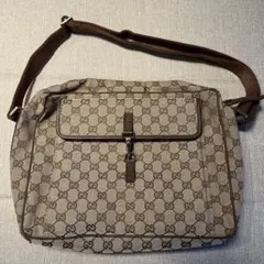 【美品】グッチ ショルダーバッグ GG キャンバス ボックス