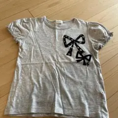 KP リボン 半袖Tシャツ グレー 130のサムネイル