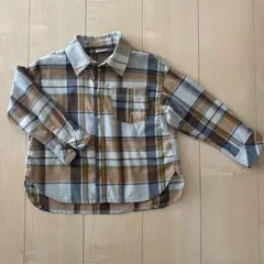 BREEZE チェック柄 長袖シャツ 110