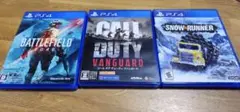 中古のPS4ソフト3本セット