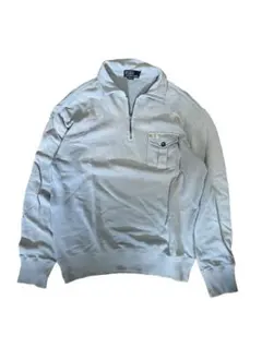 Ralph Lauren zipスウェット L 水色 ラルフローレン