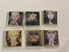 NARUTO ナルト　疾風伝　豆ガシャ色紙　第四弾　6種