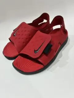 Nike レッド スライドサンダル 19〜20cm