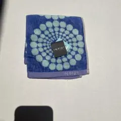 INDIVI タオルハンカチ ブルー系 ドット柄のサムネイル
