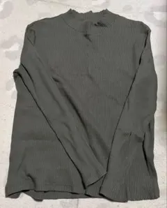 UNIQLO リブハイネックT 長袖 女性用XL