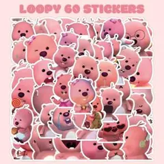 LOOPY ルーピー ステッカー 60枚セット ポンポンポロロ ジャンマンルピー