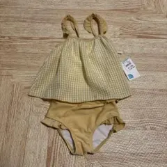 新品未使用タグ付き　西松屋　子供用水着　セパレート　女の子　95cm