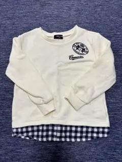 Comme ca ism アイボリー トレーナー 120A