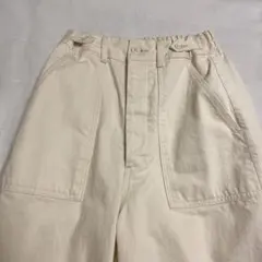 ORDINARY FITS アイボリー ワイドレッグパンツ サイズ0