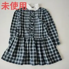 未使用　ラルフローレン　チェック　長袖ワンピース　3Ｔ