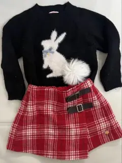 【豪華セット】kate spade ケイトスペード ニット＆キュロット100cm