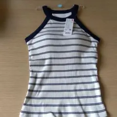 【新品タグ付き】UNIQLO　ホルターネックブラタンクトップ L