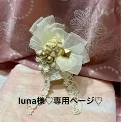 «475»◤完売◢ポニーフック髪飾り◢インド刺繍リボン*オーガンジー*レース