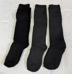 【レディース　ハイソックス　3足セット】