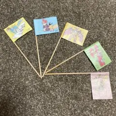 ジブリパーク　ジブリアニメキャラクター旗 5本セット