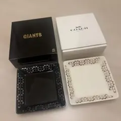 【非売品】COACH × GIANTS コラボ スクエアプレート 2枚セット