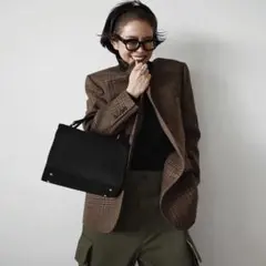 【美品】chiiiibagスウェードビッグボストンバッグ　キャメル Suède Big Boston – ch!iii