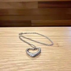Tiffany & Co. ティファニー オープンハート ネックレス シルバーのサムネイル