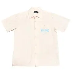 【XLARGE】エクストララージ 半袖シャツ ピンク ロゴ入り メンズ Sサイズ