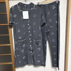 新品。スヌーピーSnoopy 授乳口付きマタニティパジャマMーL