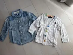 Baby GAP デニムシャツ　カーディガン　まとめ売り　80 犬