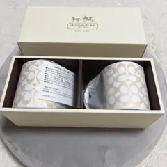 COACH コップ・グラス 2個セット 新品未使用