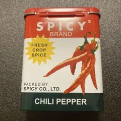 SPICY BRAND　CHILI PEPPER　缶（中身なし）