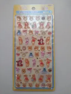 ボンボンドロップシール　ミニ　くまのプーさん　正規品