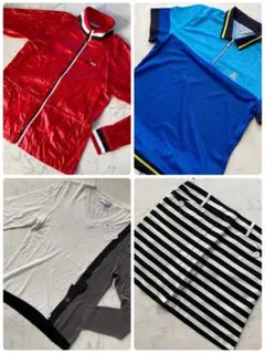 4点セット【新品&美品】レディース38ランバンスポール ニットシャツブルゾンのサムネイル