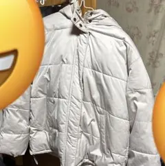 Honeys ファイバーダウン アウター 中綿 アイボリー ハニーズ コルザ Ｍ