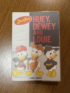 新品未使用 DuckTales Huey, Dewey and Louie日記帳