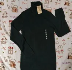 首のチクチクをおさえた洗えるリブ編みタートルネックセーターXXＬ
