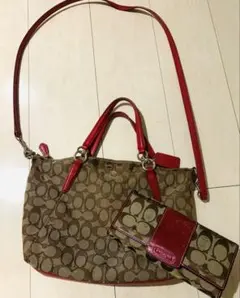 【値下げ】Coach ショルダーバッグ・長財布セット