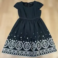 MISCH MASCH ブラック刺繍ワンピース 38