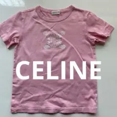 CELINEピンク ロゴTシャツのサムネイル