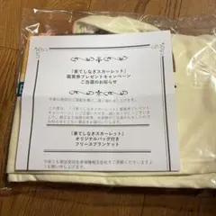 果てしなきスカーレット　ブランケットとミニバッグ