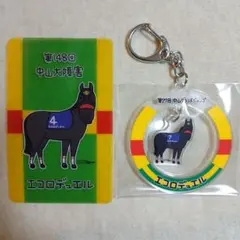 JRA Welcomeチャンス　アクリルキーホルダー クリアカード 2点セットのサムネイル