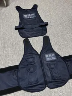 耐刃防護衣　警察装備　防刃ベスト　ベルクロ付き　レプリカ 耐刃防護衣 警察装備 防刃ベスト ベルクロ付き レプリカ 耐刃